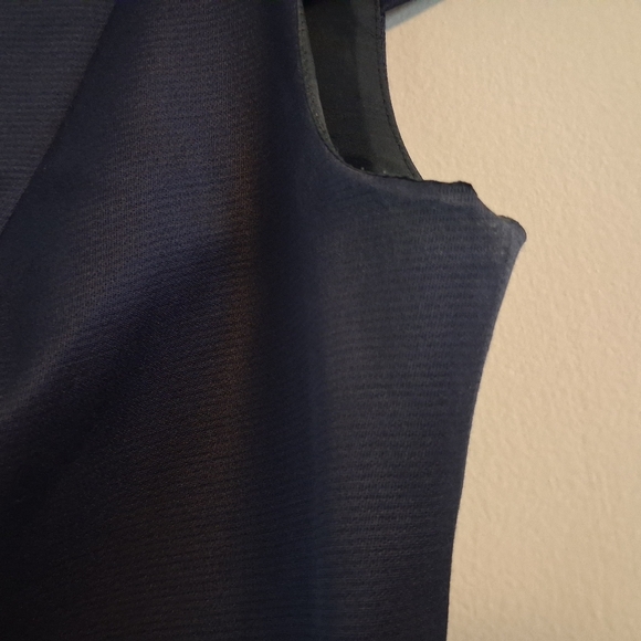 Gerard Darel Navy Sheath Dress with Bow - Picture 6 of 7